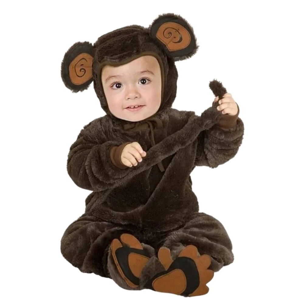 Monkey plush costume 6-18 months